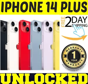 APPLE IPHONE 14 PLUS 128GB 256GB 512GB (FACTORY UNLOCKED) ✅ 1 YR WARANTY✅ ✤O/B✤ - Picture 1 of 13