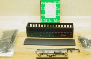 1:87 HO RMA 1706 Bausatz 2. Kl./ Post Personenwagen 2-Ach. NORD Typ B3P N° 6701 - Bild 1 von 8