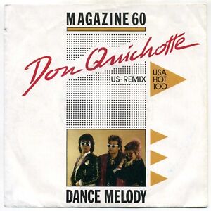 7" Vinyl Single - MAGAZINE 60 - Don Quichotte/Dance Melody - Ariola 108 330