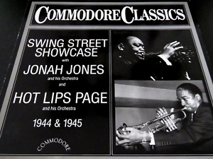 JONAH JONES / HOT LIPS PAGE - Swing Street Showcase LP VINYL / COMMODORE 6.25524