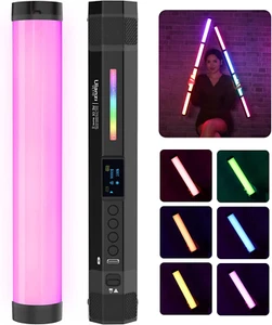 ULANZI VL110 RGB Lichtstab, Handlichtstab Kamera LED Video Röhre Licht Ba - Bild 1 von 12