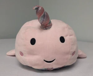FAO Schwarz Glow Brights Pink Plush 17” Narwhal with LED Lights & Sound - Picture 1 of 23