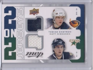 2008-09 Upper Deck MVP Two on Two Jerseys Tobias Enstrom/M. Niskanen ++ *S5655 - Picture 1 of 2