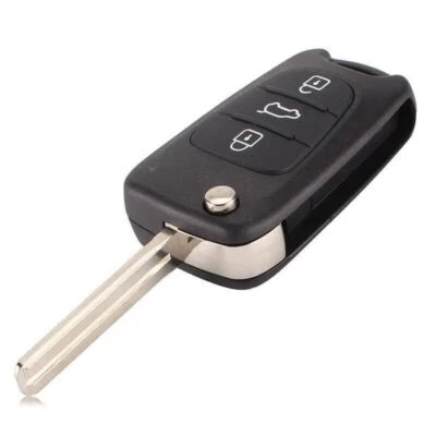 3 Buttons Flip Keyless Entry Remote Folding Key Fob Shell For Hyundai IX35 I30 - Image 1 of 4