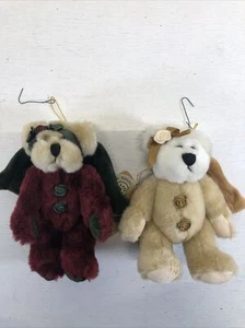 Lot 1997 Boyds Bears SERENA & CELESTINA GOODNIGHT Plush Angel Bear ORNAMENT - Picture 1 of 6