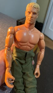 1996 HASBRO Pawtucket Version GI JOE Blonde Hair Blue Eyes Jacket Pants Belt - Picture 1 of 13