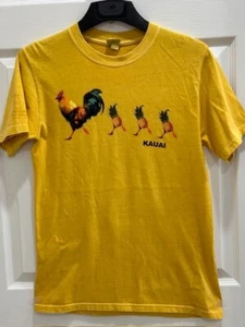 CRAZY SHIRT HAWAII Pineapple Rooster T-Shirt licensed YOUTH SMALL - Picture 1 of 18