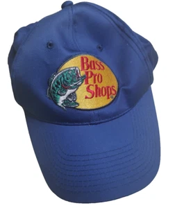 Bass Pro Shops Embroidered Logo Trucker Hat Ball Cap Adjustable Blue #ST42 - Picture 1 of 2