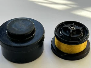 Vintage Mitchell Large Spare Spool with Case Made in France - Picture 1 of 5