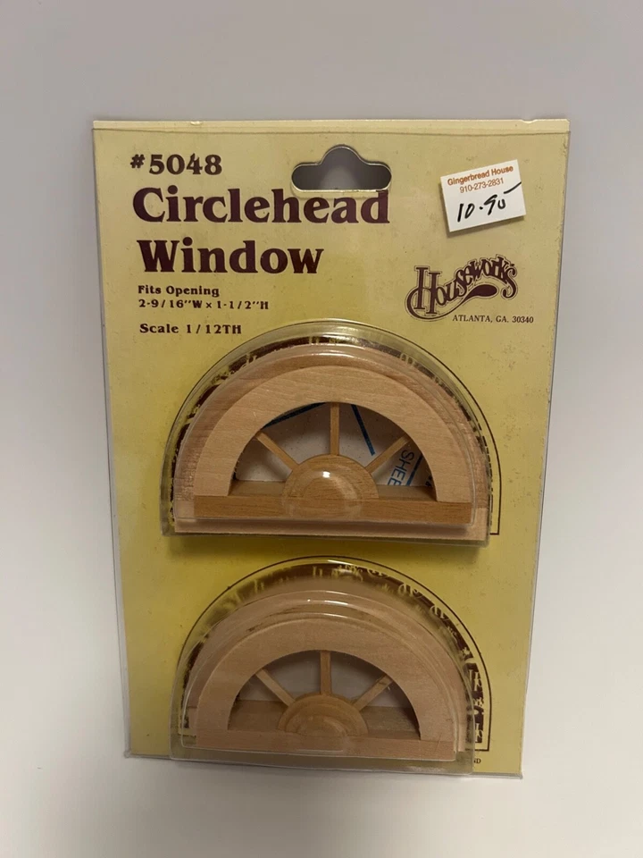 Houseworks LTD Miniatures #5048 Circlehead Window 1/12 Scale - Image 1 of 1