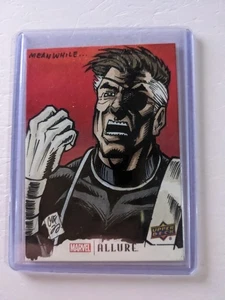 2021 Upper Deck Marvel Allure  Nick Fury 1/1 Sketch By Chris Foreman - Picture 1 of 2