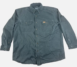 Chaqueta Camisa De Colección Carhartt Resistente Exterior Denim Pesado Manga Larga Talla XL - Imagen 1 de 8