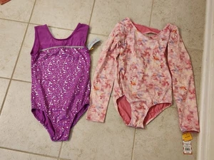 Conjunto De 2 Leotardo Niñas Talla 14/16 Juvenil Nuevo Con Etiquetas Gimnasia Gato + Jack - Imagen 1 de 3
