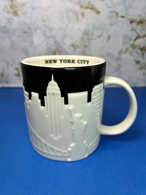 Starbucks NEW YORK CITY 3D Relief 2012 Collector's Series Skyline Mug  Taxi 16oz - Image 1 of 4