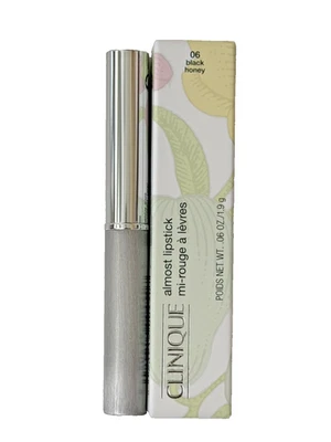 Clinique Almost Lipstick 06 Black Honey NIB Full Size New In Box - Image 1 of 4