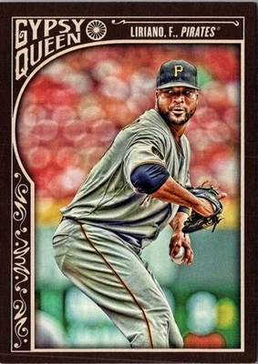 2015 Topps Gypsy Queen Francisco Liriano #220 Pittsburgh Pirates Baseball Card - Image 1 of 2