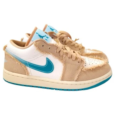 WMNS Jordan 1 Low SE Wave Blanco Marrón Azul Beige HF4983-252 Zapato Entrenador Talla 5 Foto 1 de 4