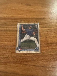 Adam Kloffenstein 2025 Topps Series 2 Wood Variation/25 Rookie RC NRMT+ Toronto - Picture 1 of 2