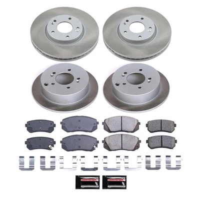 PowerStop SC6307 Disc Brake Kit For Hyundai Tucson 2010-2015 Front Rear Foto 1 de 4