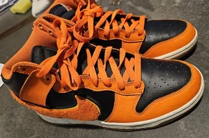 Nike Dunk High Chenille Swoosh Safety Orange (DR8805-002) size 8 - Picture 1 of 7