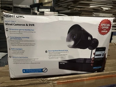 BD Night Owl 12 Channel DVR Security System with 6 Wired 1080p HD Spotlight Cams - Image 1 of 3