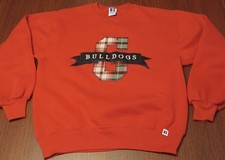 VTG 90s Russell Athletic Georgia Bulldogs Sweatshirt Men's Medium Red...