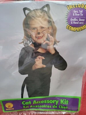 Disfraz de Halloween para niños Kit de accesorios de gato Rubíes Foto 1 de 3