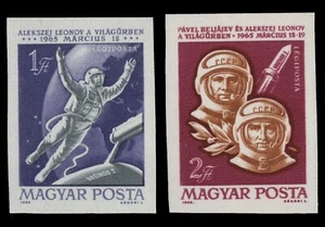Hungría 1965 - Mi-Nr.o 2120-2121 B ** - Estampillada sin montar o nunca montada - Espacio / Espacio - Imagen 1 de 1