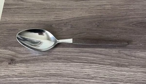 Ekco Eterna Canoe Muffin Stainless Steel Wood Serving Spoon 8.25” Japan - Picture 1 of 9