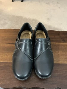 Clarks Women's Caroline Pearl Loafer Leather 10 M #28692 - Picture 1 of 6