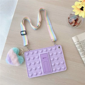 Pop Fidget Toys Push It Bubble Case For iPad 5/6/7/8/9th Pro 11 12.9 Air 4 Mini5 - Picture 1 of 21