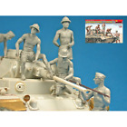 GERMAN TANK CREW AFRIKA KORPS KIT 1:35 Miniart Kit Figure Militari Die Cast