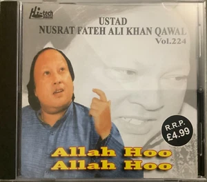 Allah Hoo Allah Hoo Vol 224 By Ustad Nusrat Fateh Ali Khan - Qawwali CD - Picture 1 of 2