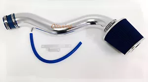 Blue Air Intake System Kit Filter For 1988-1991 Honda Civic CRX 1.6L L4 - Picture 1 of 1