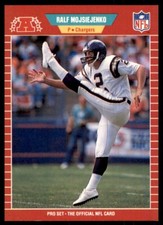 1989 Pro Set Ralf Mojsiejenko Football Cards #364