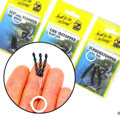 90x Schnurstopper Behr Gummistopper Posenstopper für Posen Waggler Angelzubehör - Bild 1 von 4