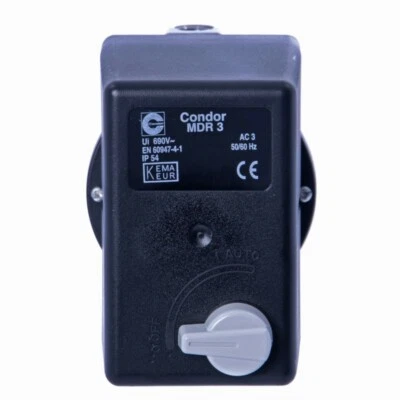 CONDOR Druckschalter MDR3/11 8-10bar mit Motorschutz 4-6,3A + Entlastungsventil