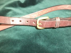 Tory Ladies Belt  English Bridle Leather 2337 Brown Size 26 - Picture 1 of 5