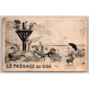 Postcard France Antique Le Passage du Goa 0293 - Picture 1 of 2