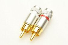 mogami 7551 RCA connectors 4 pairs (red&white) Made in Japan Genuine New