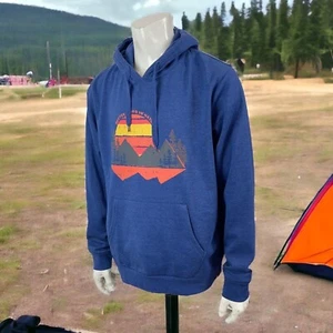 Coleman Blue River Heather Hoodie Kangaroo Pockets Mens XL - Picture 1 of 19