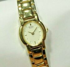 LADIES SEIKO 1F20 SALESMAN SAMPLE GOLD TONE WATCH NOT WORKING FOR SHOW OR PARTS