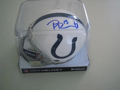 Phillip Dorsett Autographed Signed Colts Mini Helmet - PSA - Image 1 of 4