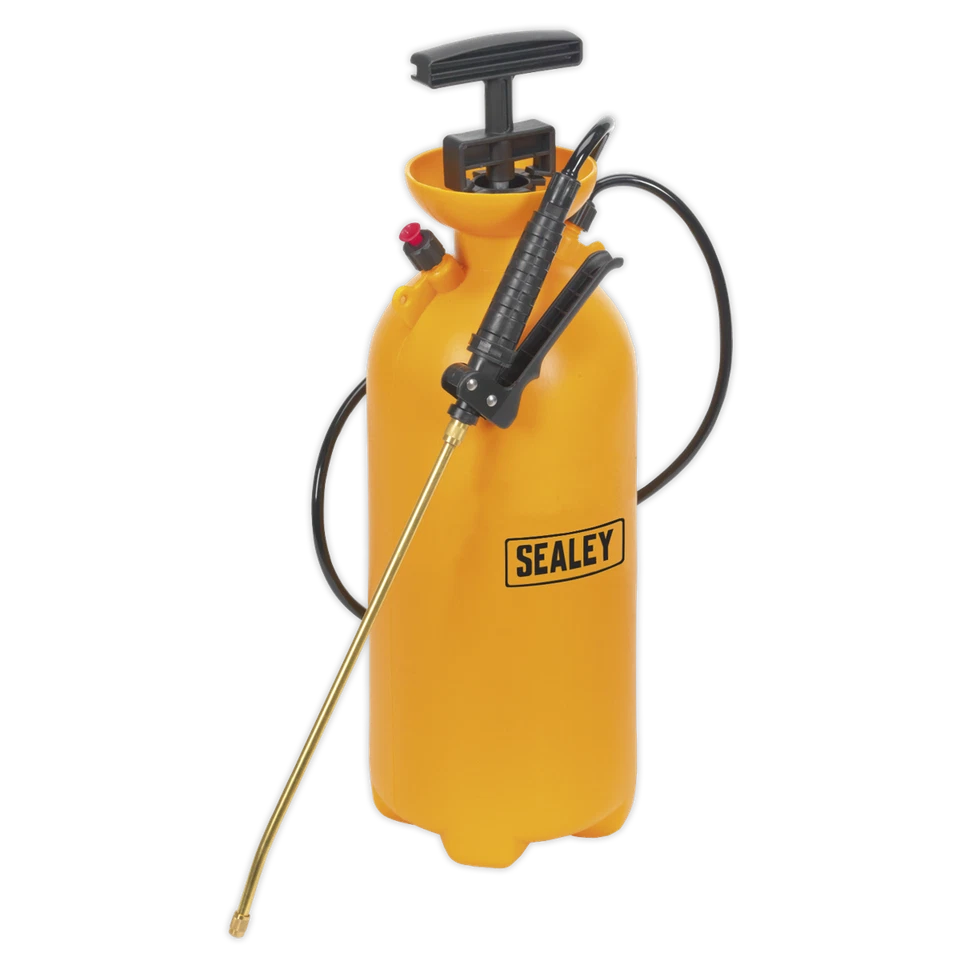 Sealey Hand Pressure Sprayer 8L Litre Valeting / Gardening Pump Sprayer - SS3 - Image 1 of 1