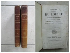 VERGNAUD-ROMAGNESI : ARCHEOLOGIE DU LOIRET, 1836. 37 textes rares. - Picture 1 of 24