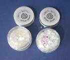 2 x 25ml pots of Cosmic Shimmer Glitter Jewels - Crystal and Aurora Hexagons