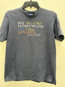 Abercrombie & Fitch T-Shirt Boys Youth Size L Short Sleeve Graphic Navy. - Picture 1 of 4