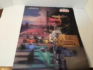 Póster oficial Indy 500 1988 serie de coleccionista 16 1/4” X 21 1/4” stock pesado - Imagen 1 de 6