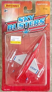 DE COLECCIÓN * CAJA DE CERILLAS 1988 * SKYBUSTERS * USAF * F16A (#SB8) * SIN ABRIR *  - Imagen 1 de 3