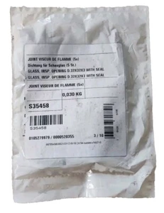 Joint viseur de flamme (5x) De Dietrich S35458 Remeha RE Schauglas-Dichtung - Imagen 1 de 2